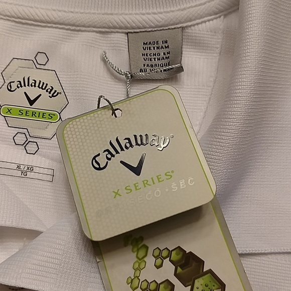 Callaway X series White Polo Size XL - Picture 7 of 8